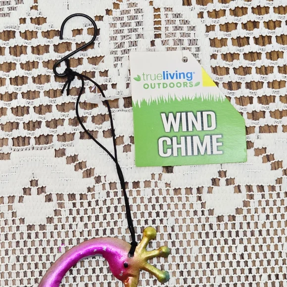 NWT Peacock Wind Chime Rustic Metal Garden Patio Outdoor Yard Home Decor Bells - Picture 11 of 13